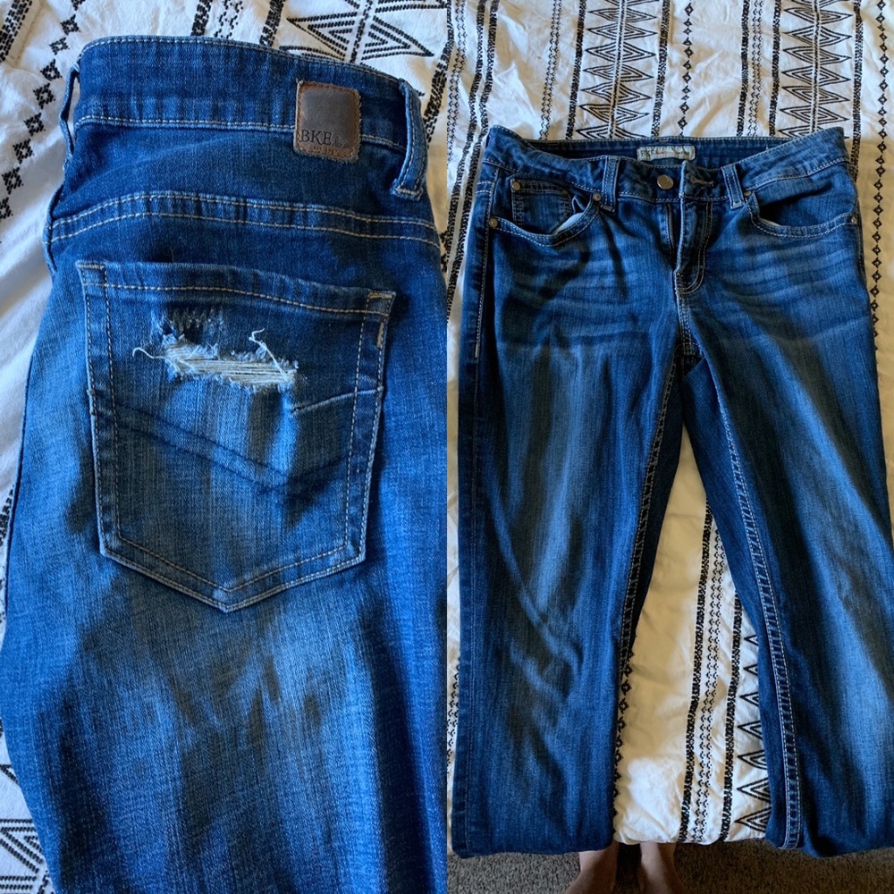 Bake straight leg skinny jeans